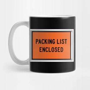 Packing List Enclosed Mug